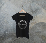 Citizens Vs. Government Female V-Neck